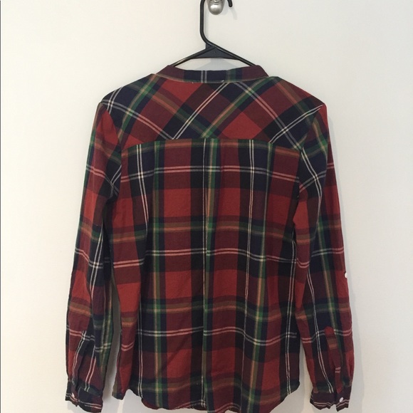 Olive and Oak plaid button down - Picture 4 of 5